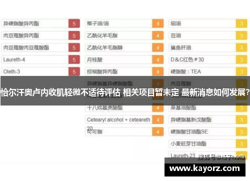 恰尔汗奥卢内收肌轻微不适待评估 相关项目暂未定 最新消息如何发展？